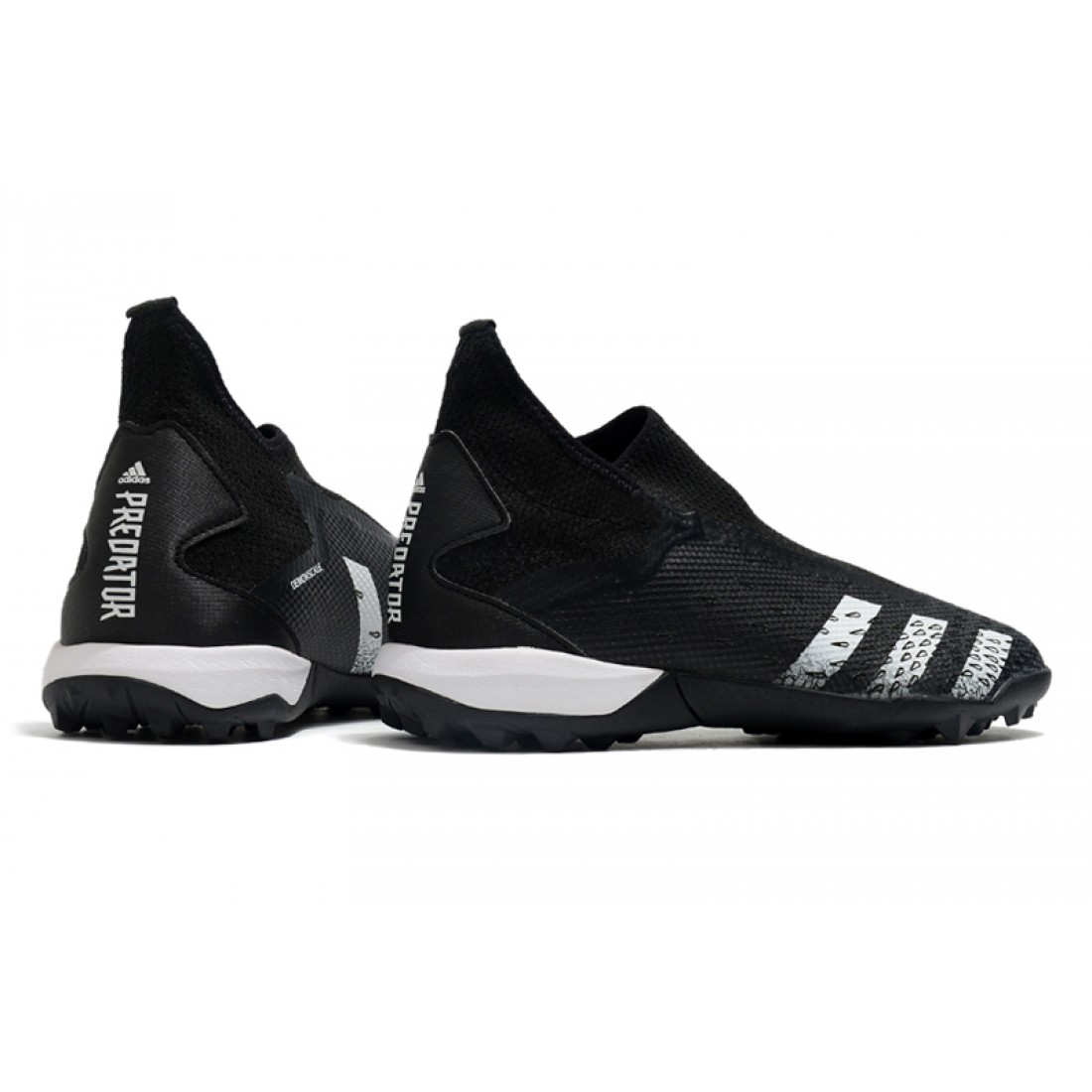 Sale Adidas Predator Freak.3 Laceless TF Soccer Cleats Black Gray