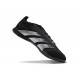 Unisex Adidas Predator 24 Elite IC Black Grey Soccer Cleats