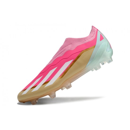 Adidas X CRAZYFAST.1 FG Pink Gold Mens  