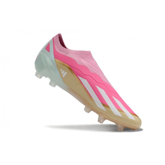 Adidas X CRAZYFAST.1 FG Pink Gold Mens