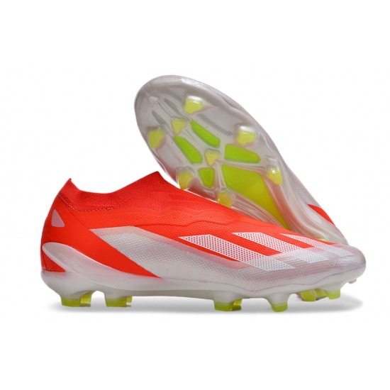 Adidas X Crazyfast.1 Messi FG Boost Soccer Cleats Red Silver