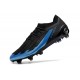 Sale Adidas X Crazyfast1 SG Black Blue Low Soccer Cleats