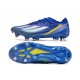 Sale Adidas X Crazyfast1 SG Blue Ltblue Yellow Silver Soccer Cleats