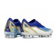 Sale Adidas X Crazyfast1 SG Deep Blue Gold Ltblue White Low Soccer Cleats