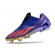 Sale Adidas X Crazyfast1 SG Deep Blue Orange Black Low Soccer Cleats