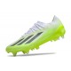 Sale Adidas X Crazyfast1 SG Green White Black Low Soccer Cleats