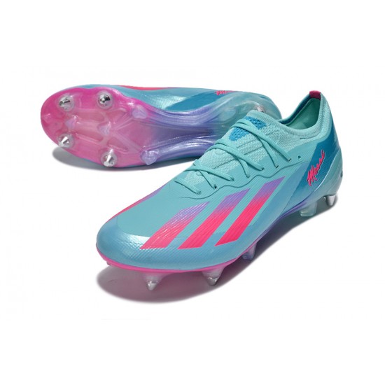 Adidas X Crazyfast1 SG Ltblue Pink Low