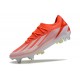 Sale Adidas X Crazyfast1 SG Silver Orange Yellow Low Soccer Cleats