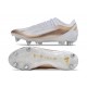 Sale Adidas X Crazyfast1 SG White Gold Silver Low Soccer Cleats