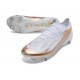 Sale Adidas X Crazyfast1 SG White Gold Silver Low Soccer Cleats