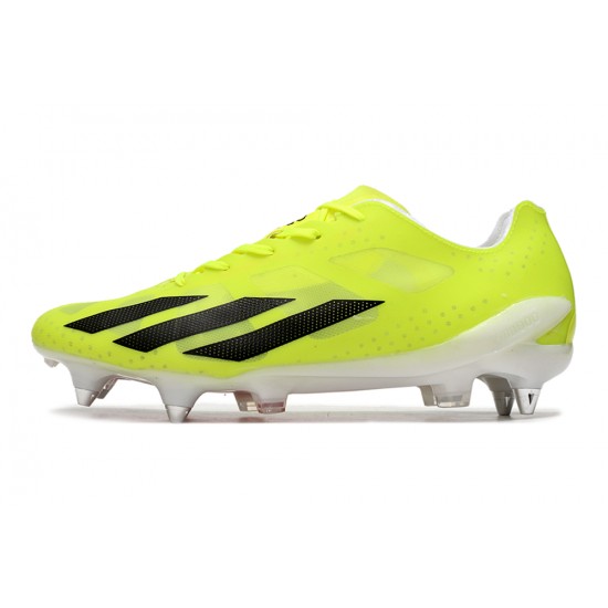 Sale Adidas X Crazyfast1 SG Yellow Black Orange Low Soccer Cleats