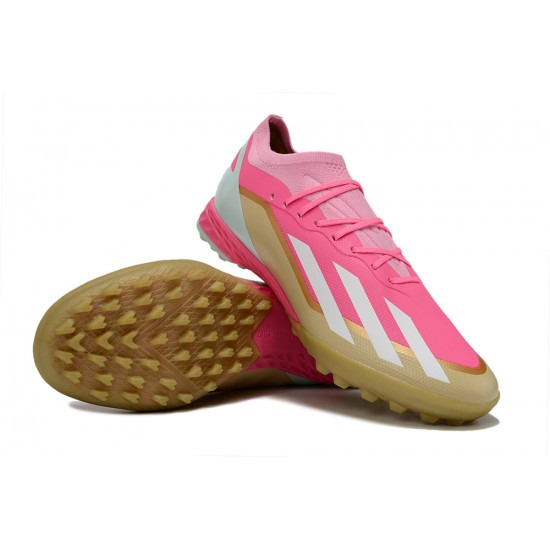 Adidas X Speedportal.1 TF Mens Pink and Gold