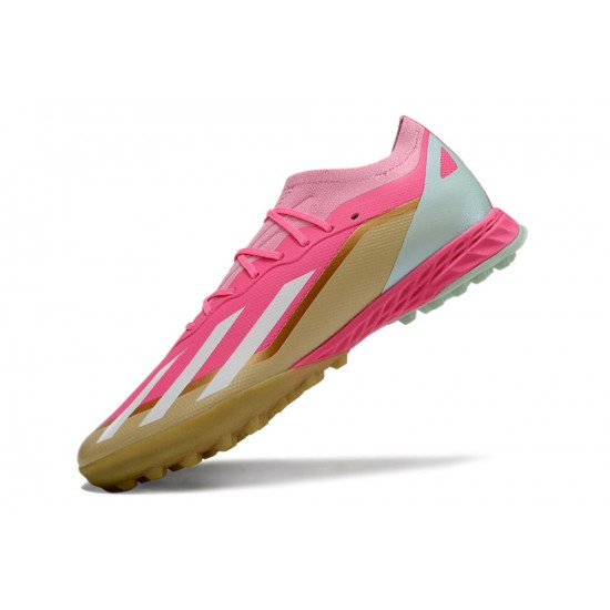 Adidas X Speedportal.1 TF Mens Pink and Gold