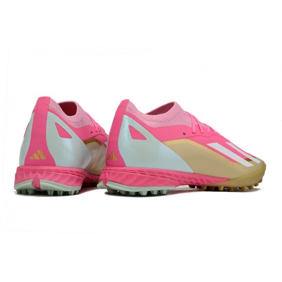 Adidas X Speedportal.1 TF Mens Pink and Gold