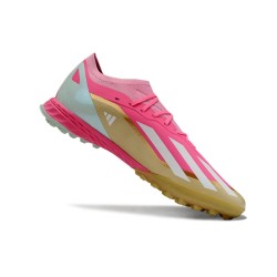 Adidas X Speedportal.1 TF Mens Pink and Gold  