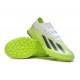 Adidas x23crazyfast.1 Laceless TF Low Soccer Cleats White Black Green