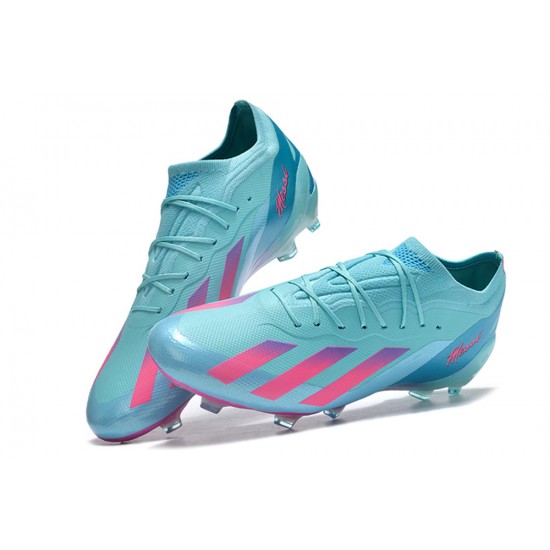 Unisex Adidas X Speedportal.1 FG Blue Pink  