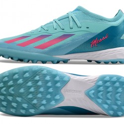 Unisex Adidas X Speedportal.1 TF Bule and Pink  