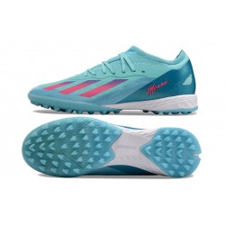 Unisex Adidas X Speedportal.1 TF Bule and Pink  