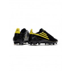 Adidas F50 Ghosted Adizero FG Core Black Yellow Soccer Cleats