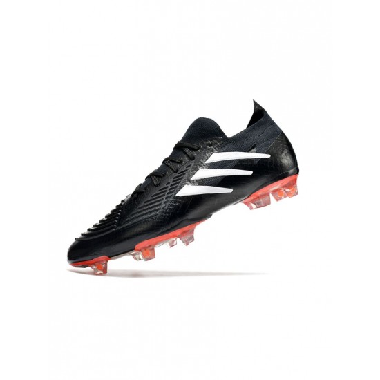 Adidas Predator Edge.1 Low 94 FG Core Black Cloud White Solar Red Soccer Cleats