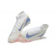 Nike Air Zoom Mercurial Superfly 10 Elite FG Blue and White Mens  