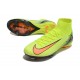 Nike Air Zoom Mercurial Superfly 10 Elite FG Chartreuse and Orange Mens 