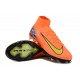 Nike Air Zoom Mercurial Superfly 10 Elite FG Mens Orange and Yellow 