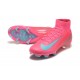 Nike Air Zoom Mercurial Superfly 10 Elite FG Mens Pink Blue