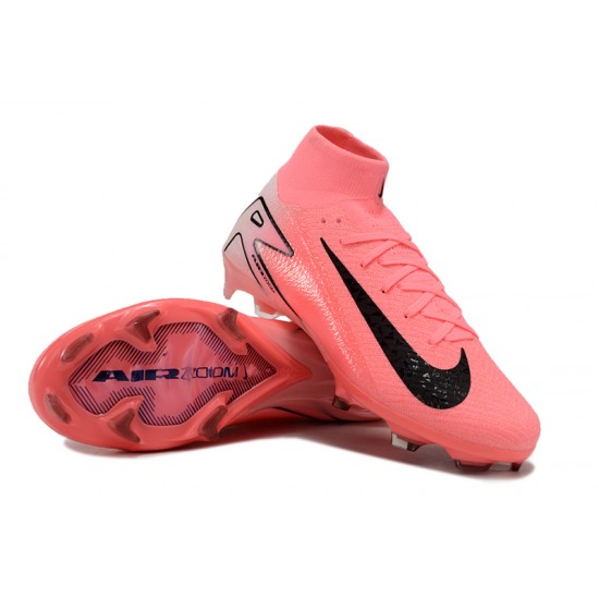 Nike Air Zoom Mercurial Superfly 10 Elite FG Mens Pink and Black