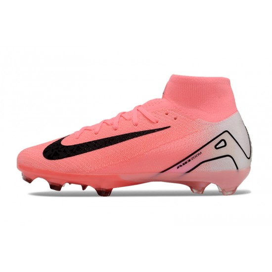 Nike Air Zoom Mercurial Superfly 10 Elite FG Mens Pink and Black