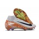 Sale Nike Air Zoom Mercurial Superfly 10 Elite FG Mens White and Orange Soccer Cleats