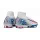 Sale Nike Air Zoom Mercurial Superfly 10 Elite FG Mens White and Pink Soccer Cleats