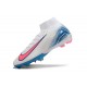 Sale Nike Air Zoom Mercurial Superfly 10 Elite FG Mens White and Pink Soccer Cleats