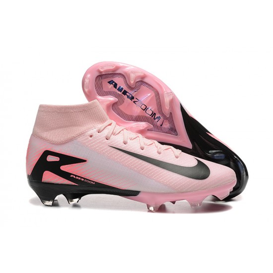 Sale Nike Air Zoom Mercurial Superfly 10 Elite FG Pink Black Mens Soccer Cleats