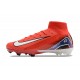 Sale Nike Air Zoom Mercurial Superfly 10 Elite FG Red and White Mens Soccer Cleats