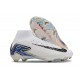 Sale Nike Air Zoom Mercurial Superfly 10 Elite FG White and Bule Mens Soccer Cleats