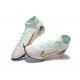 Sale Nike Air Zoom Mercurial Superfly 10 Elite FG White and Gold Mens Soccer Cleats