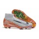 Sale Nike Air Zoom Mercurial Superfly 10 Elite FG White and Orange Mens Soccer Cleats