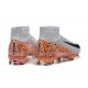 Sale Nike Air Zoom Mercurial Superfly 10 Elite FG White and Orange Mens Soccer Cleats