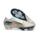 Sale Nike Air Zoom Mercurial Vapor 16 Elite FG Mens White and Gold Soccer Cleats