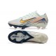 Sale Nike Air Zoom Mercurial Vapor 16 Elite FG Mens White and Gold Soccer Cleats