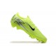 Sale Nike Air Zoom Mercurial Vapor 16 Elite FG Neongreen and Black Mens Soccer Cleats