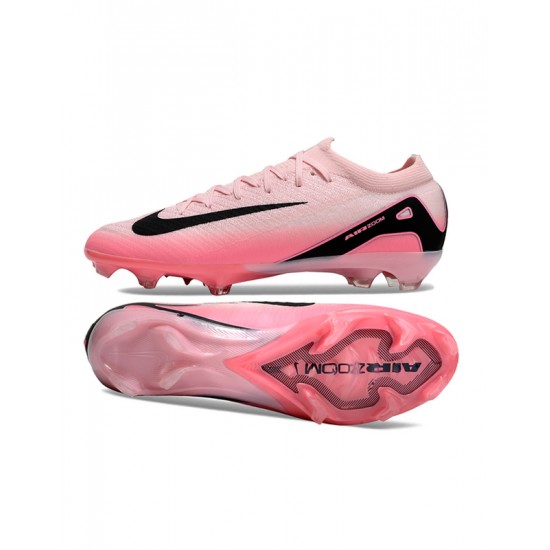 Sale Nike Air Zoom Mercurial Vapor 16 Elite FG Pink Black Mens Soccer Cleats