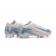 Sale Nike Air Zoom Mercurial Vapor 16 Elite FG White and Blue Mens Soccer Cleats