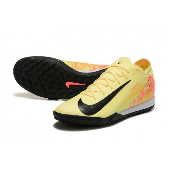 Sale Nike Air Zoom Mercurial Vapor 16 Elite TF Mens Black Yellow Soccer Cleats