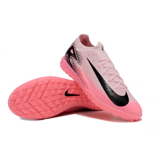 Sale Nike Air Zoom Mercurial Vapor 16 Elite TF Mens Black and Pink Soccer Cleats