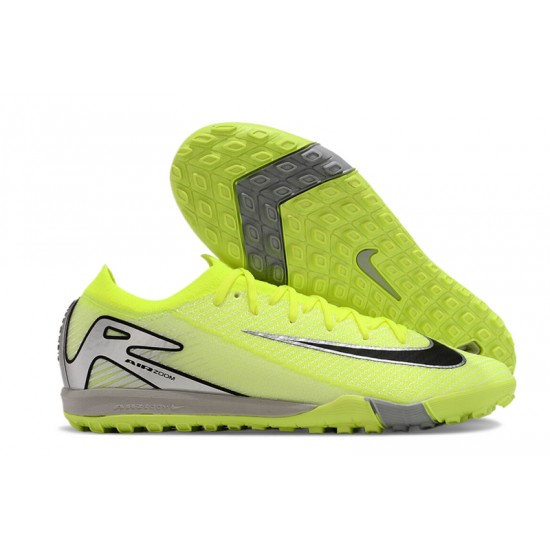 Sale Nike Air Zoom Mercurial Vapor 16 Elite TF Mens Chartreuse Grey Soccer Cleats