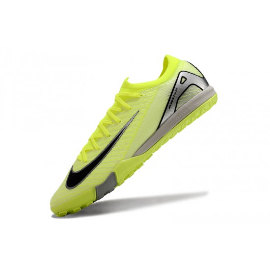 Sale Nike Air Zoom Mercurial Vapor 16 Elite TF Mens Chartreuse Grey Soccer Cleats