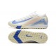 Sale Nike Air Zoom Mercurial Vapor 16 Elite TF Mens White and Blue Soccer Cleats